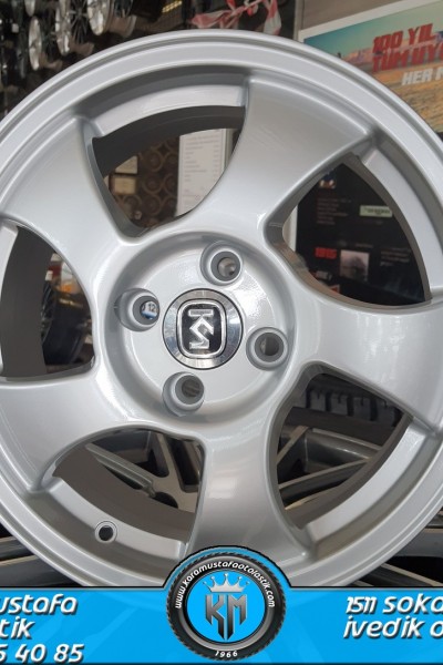 HONDA VITEC * KM 455  6,5*15 4*100 ET35 67,1 SILVER  * KAMPANYALI * 