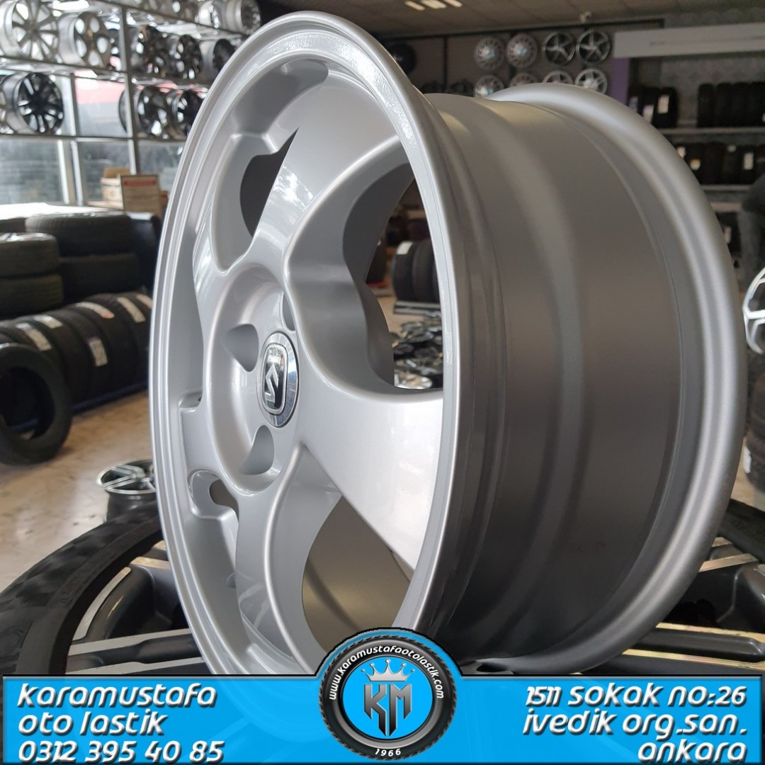 HONDA VITEC * KM 455  6,5*15 4*100 ET35 67,1 SILVER  * KAMPANYALI *