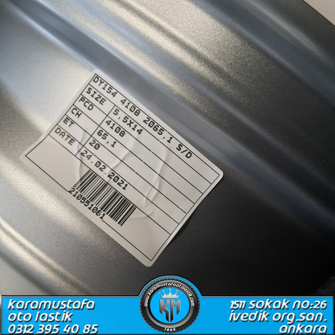 DY 154 5,5*14 4*108 ET20 65,1 SD