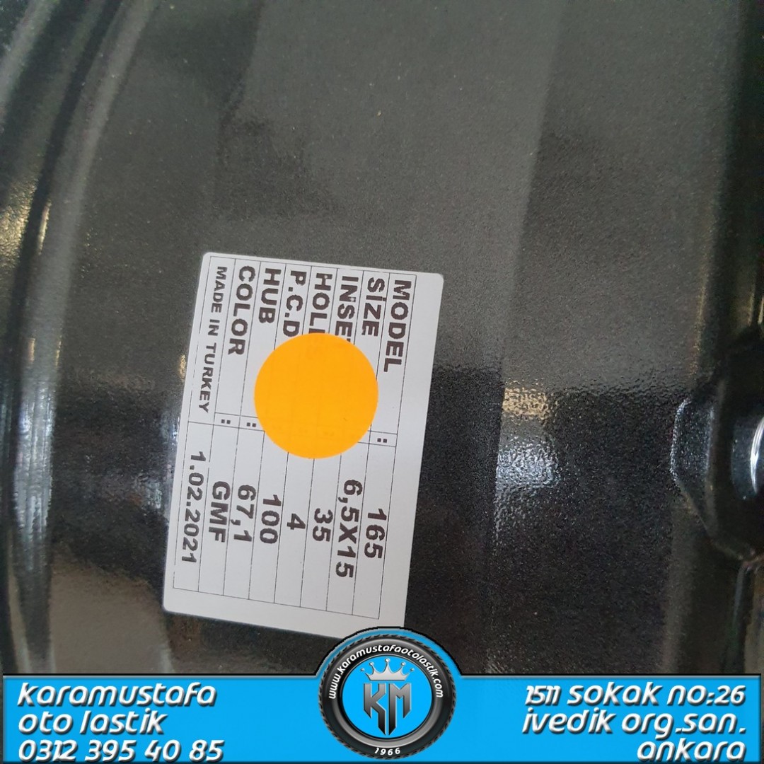 RC 165 6,5*15 4*100 ET35 GMF * KMJ221