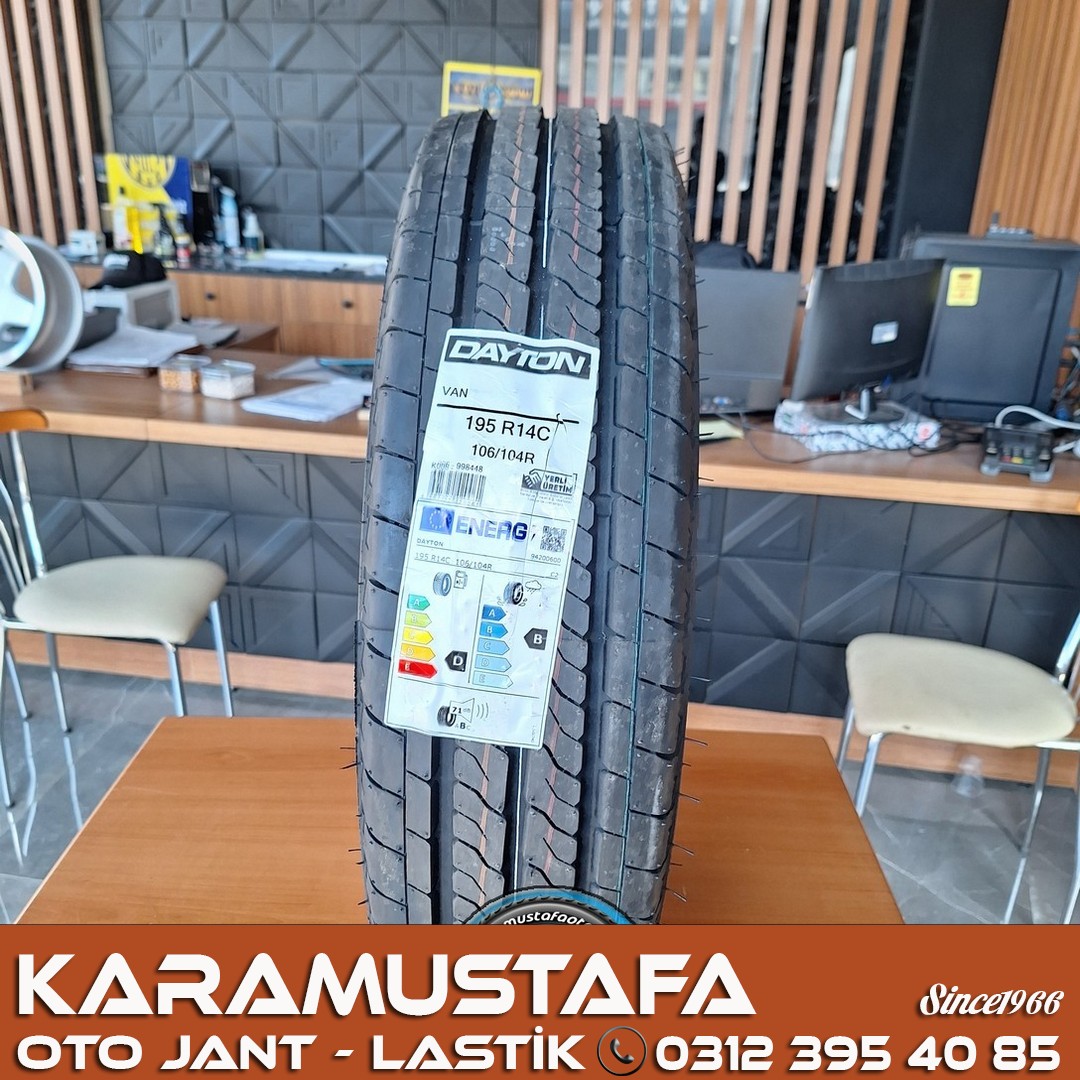 195 R 14 DAYTON VAN 106R C
