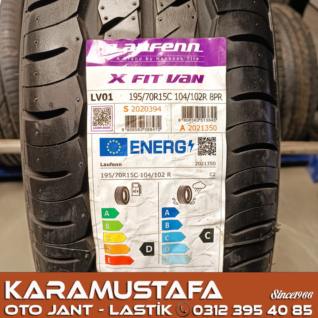 195 70 R 15 LAUFENN LV01 104R * 2022 * HANKOOK ÜRETİM
