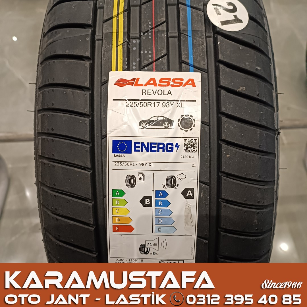 225 50 R 17 LASSA REVOLA 98Y