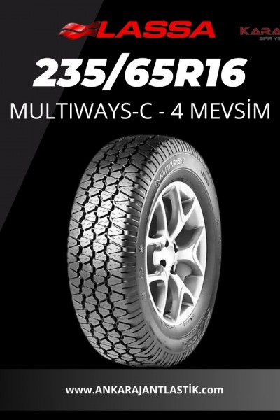 235 65 R 16 LASSA MULTIWAYS C 121R 