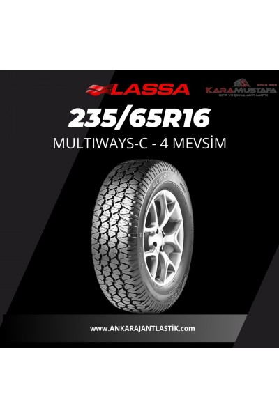 235 65 R 16 LASSA MULTIWAYS C 121R 