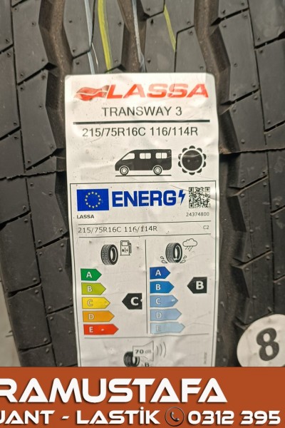 215 75 R 16 LASSA TRANSWAY 3 116R