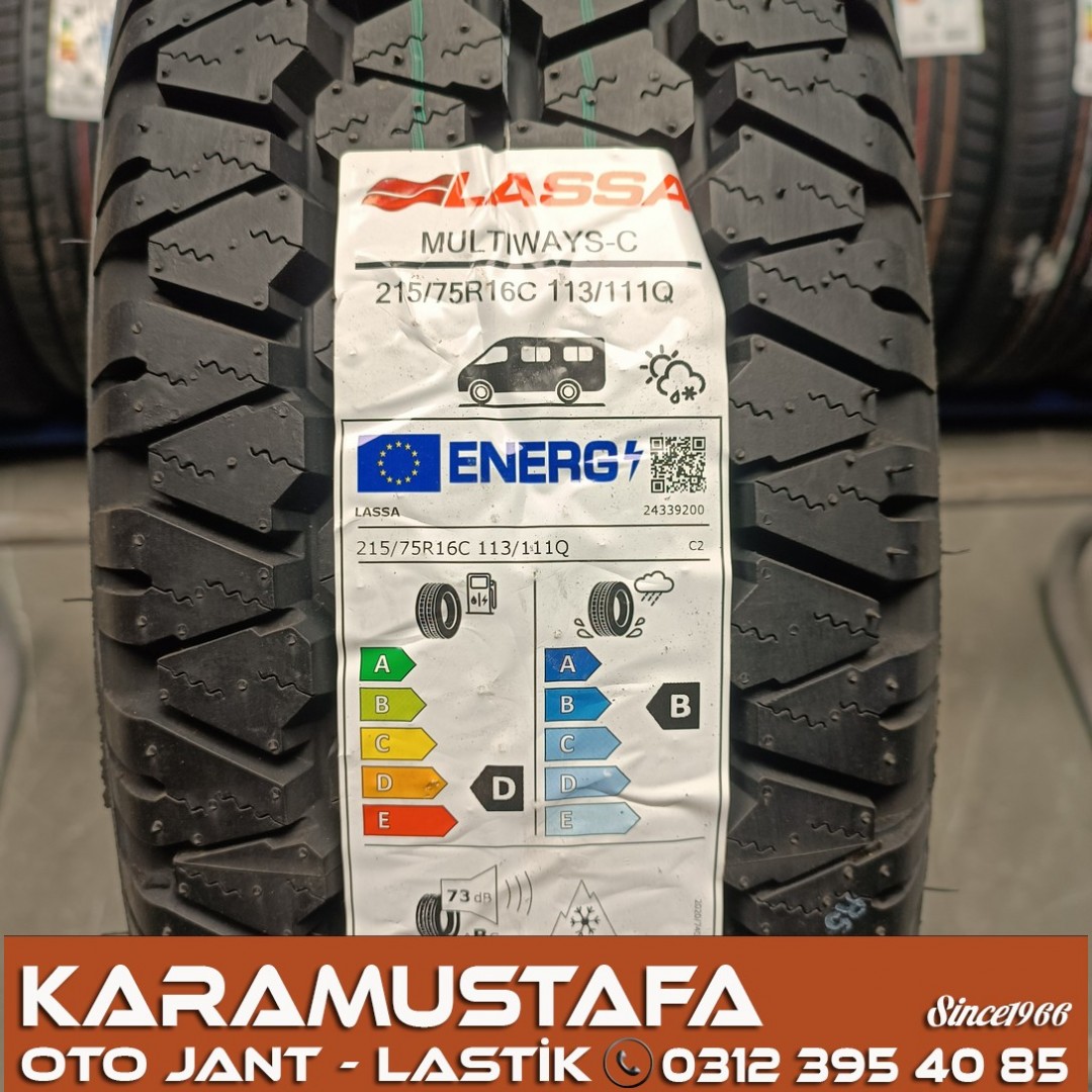 215 75 R 16 LASSA MULTIWAYS C 113R