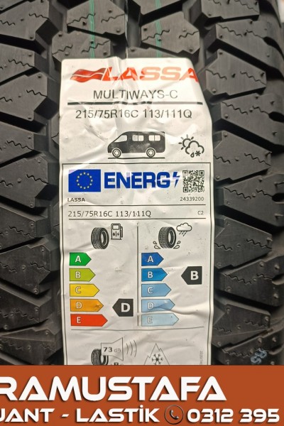 215 75 R 16 LASSA MULTIWAYS C 113R