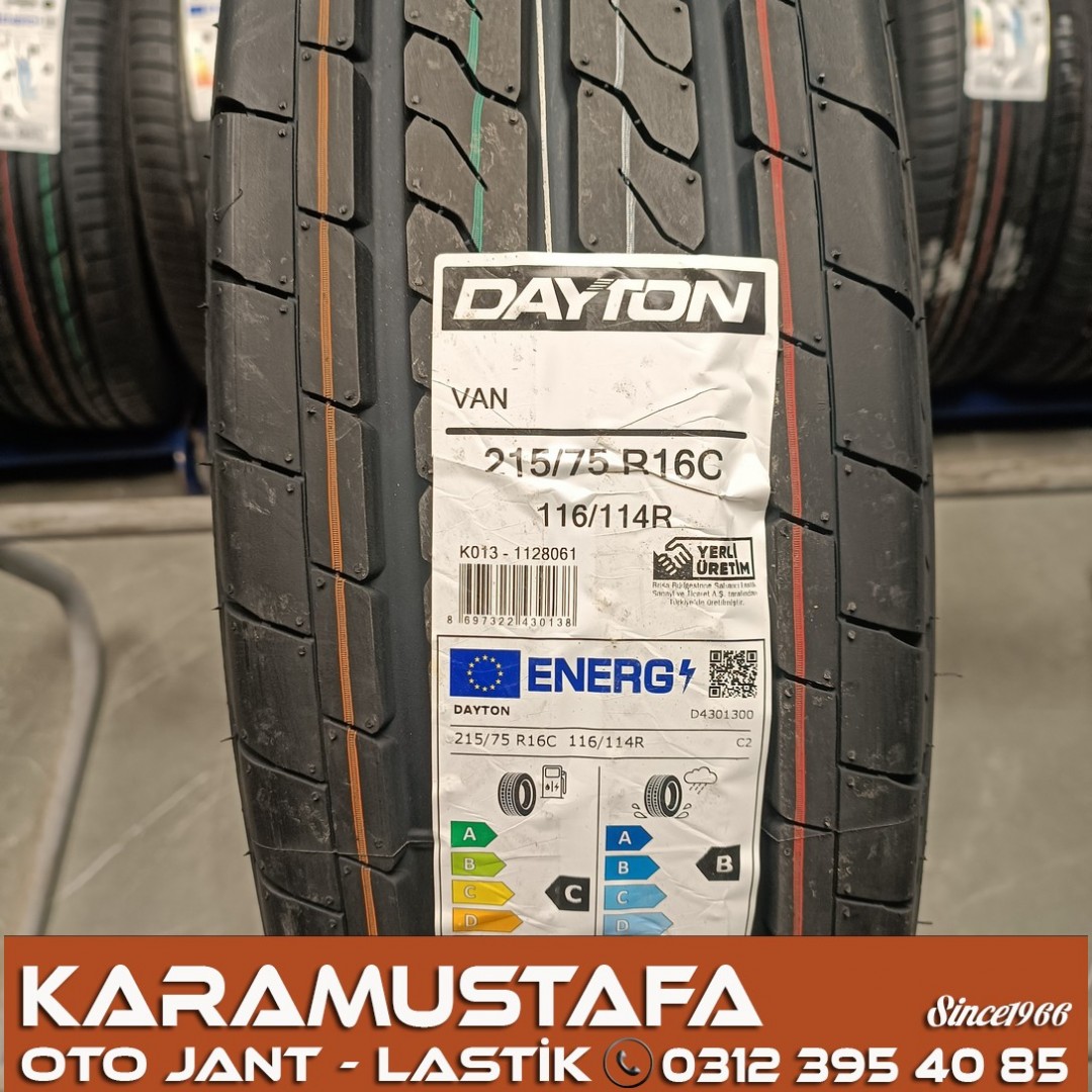 215 75 R 16 DAYTON VAN 116R