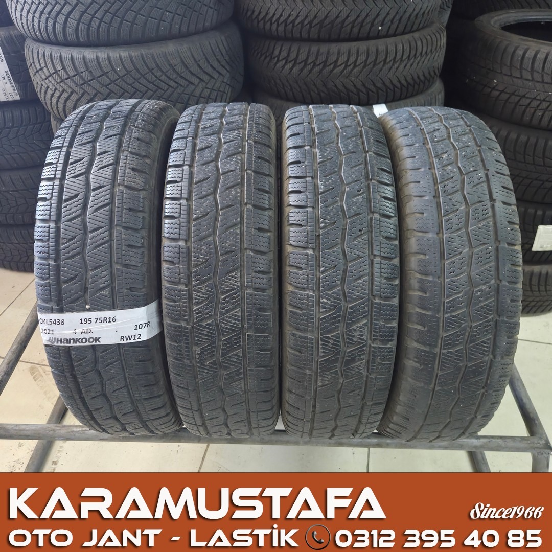 195 75 R 16 HANKOOK RW12 107R * 2021* 4 ADET * CKL5436