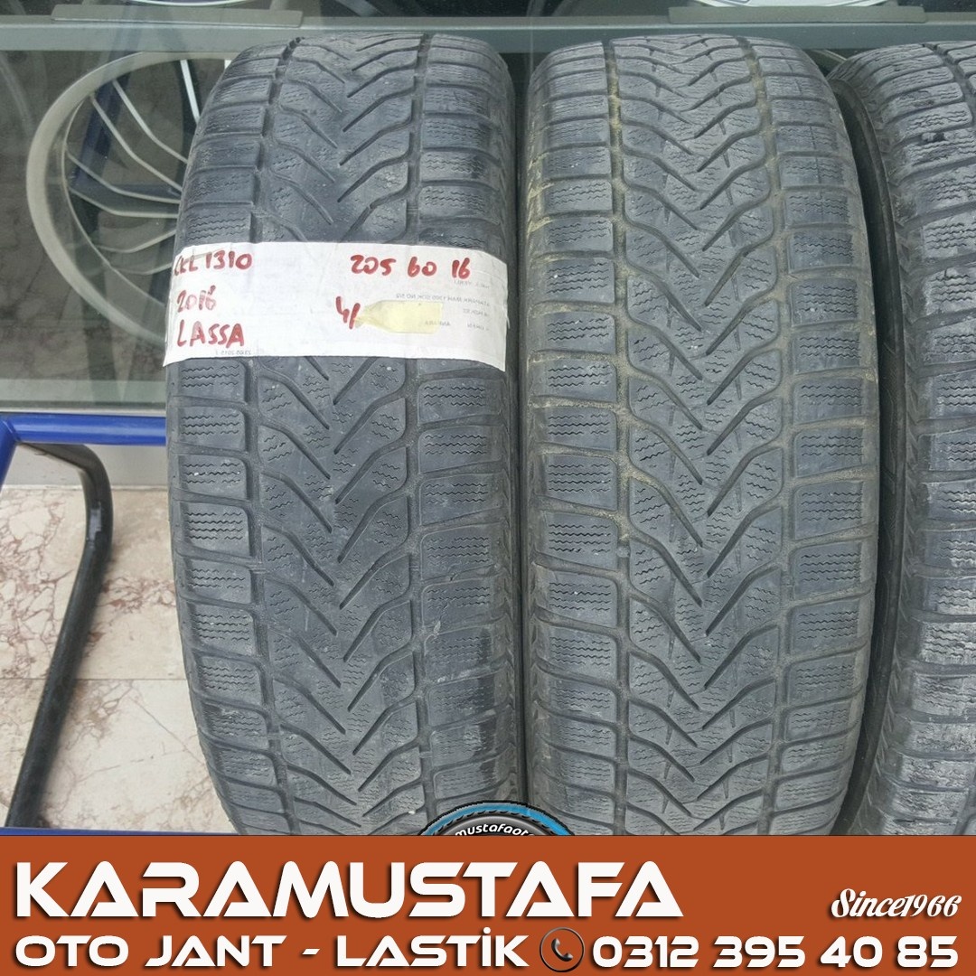 205 60 R 16 LASSA SNOWAYS3 * 2016 * 4 ADET * CKL1310
