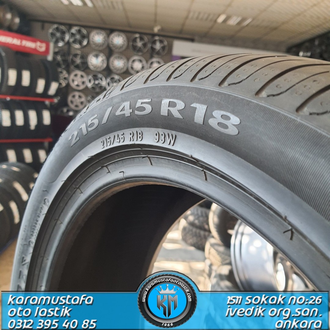 215 45 R 18 PIRELLI CINTIRATO P7 93V