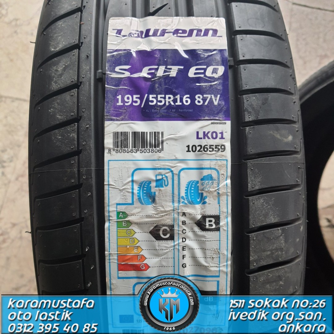 195 55 R 16 LAUFENN LK01 87V * HANKOOK MACARİSTAN ÜRETİM